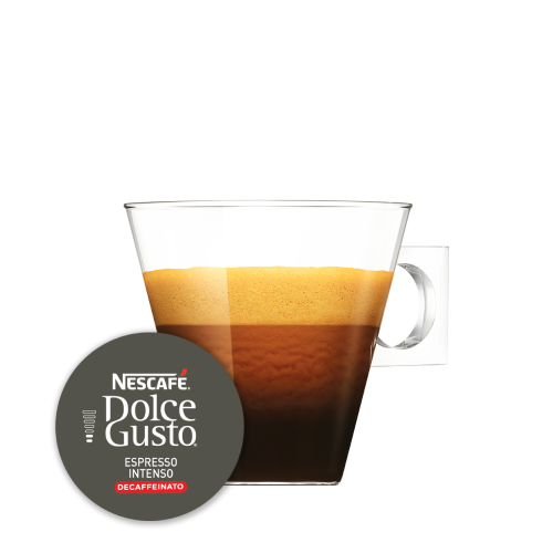 ESPRESSO INTENSO DECAFF NESCAFÉ® Dolce Gusto® kapsule a šálka