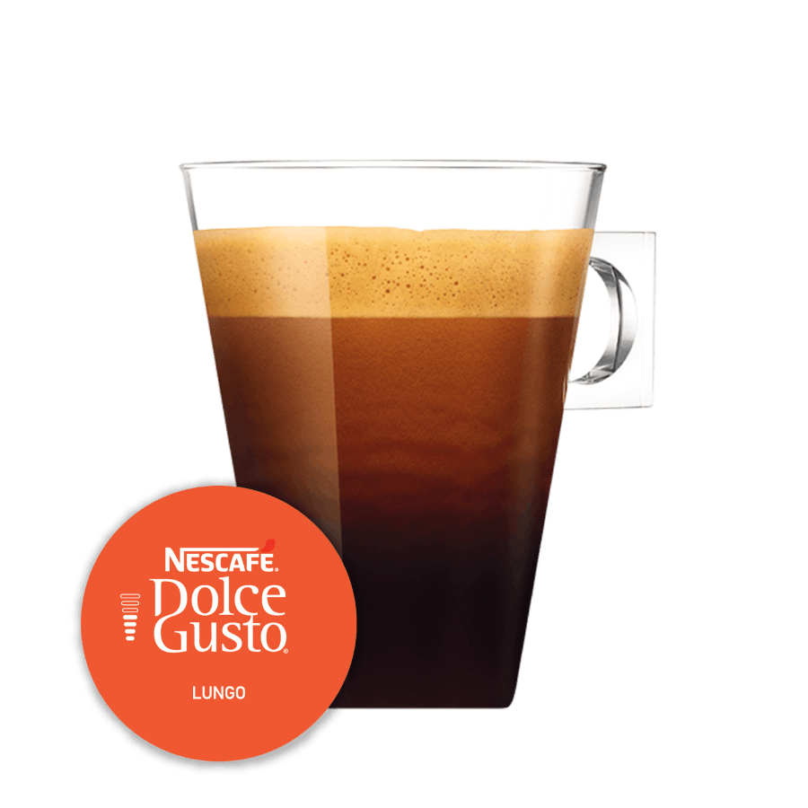 Lungo NESCAFÉ® Dolce Gusto® kapsule a šálka