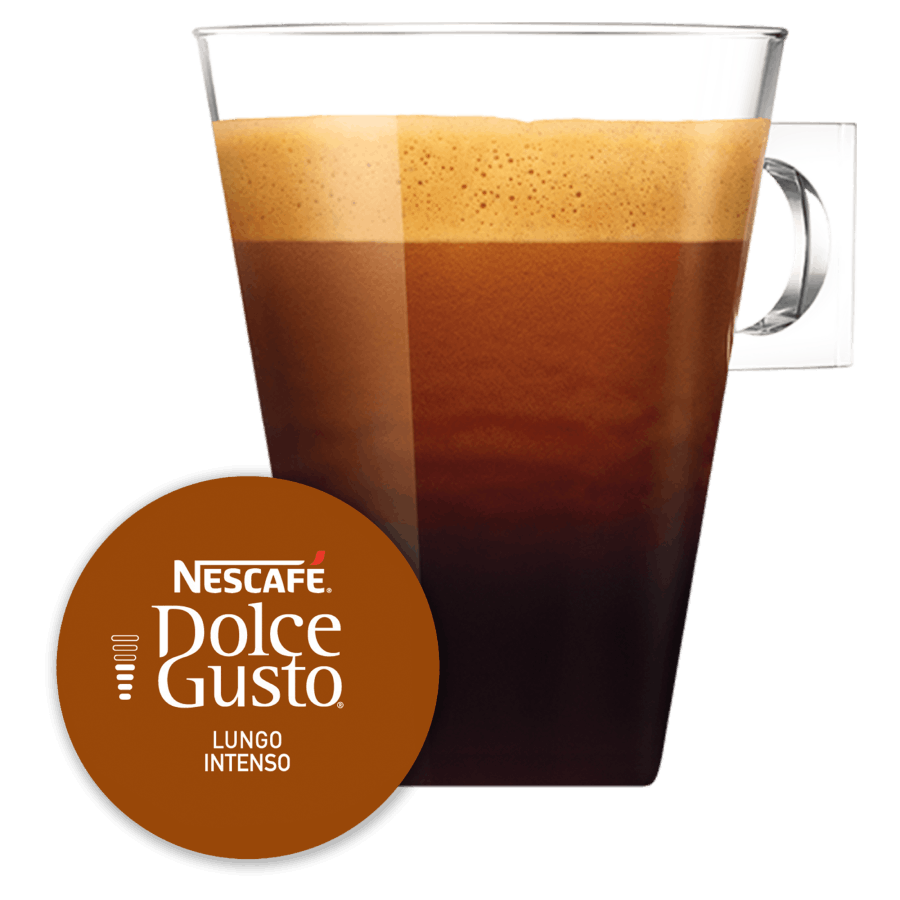 Lungo Intenso NESCAFÉ® Dolce Gusto® kapsule a šálka