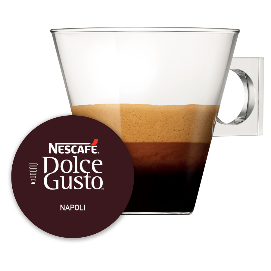 ESPRESSO NAPOLI NESCAFÉ® Dolce Gusto® kapsule a šálka