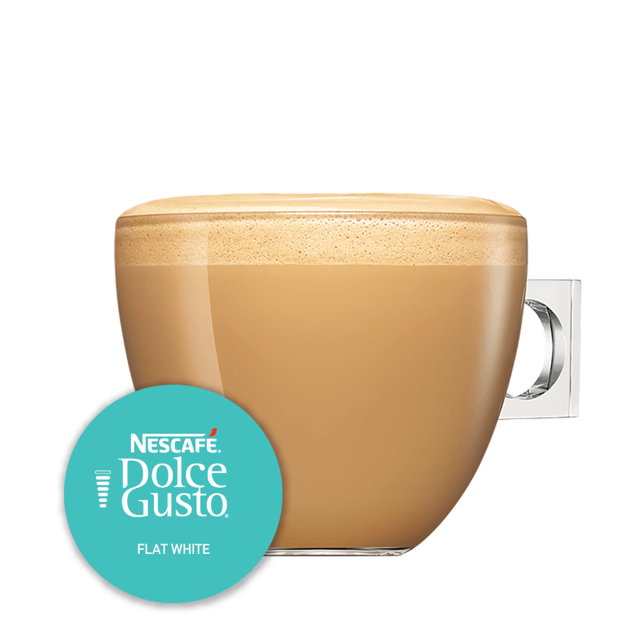 Flat White NESCAFÉ® Dolce Gusto® kapsule a šálka