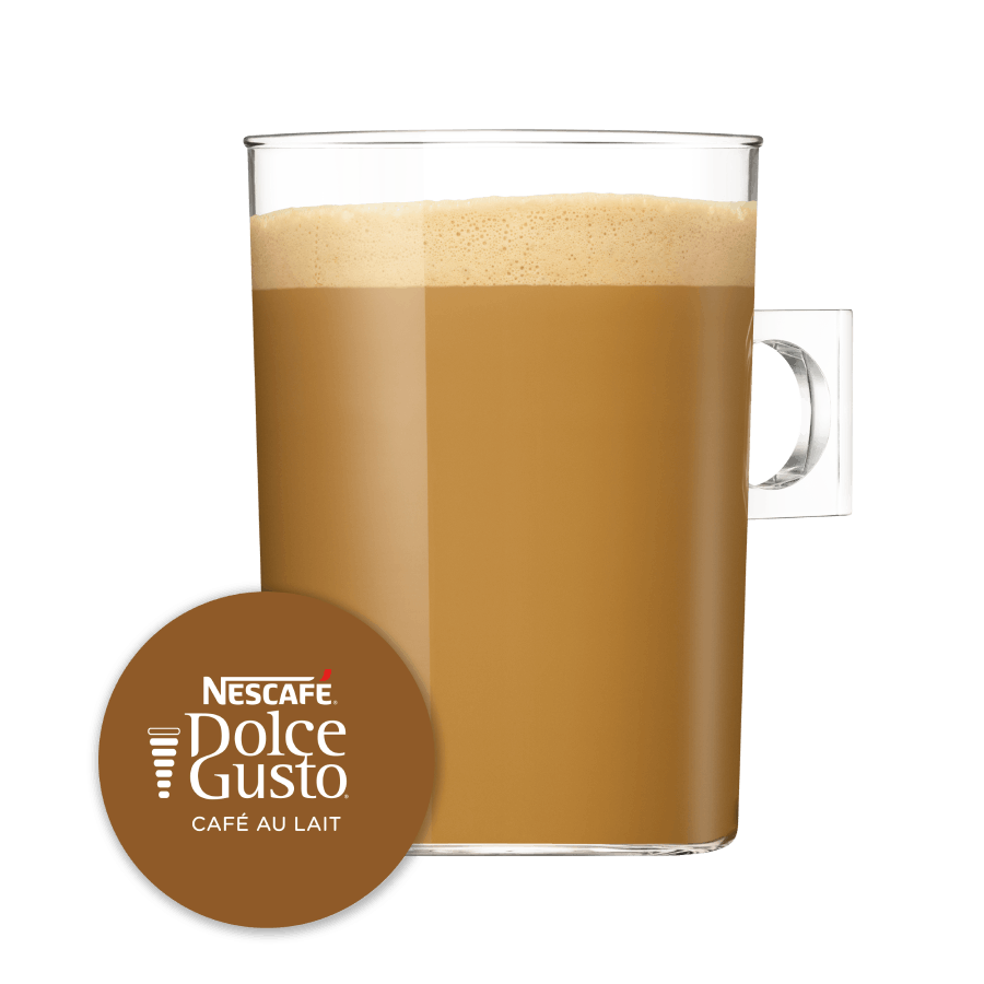 Café au Lait – 16 kapslí NESCAFÉ® Dolce Gusto® kapsule a šálka