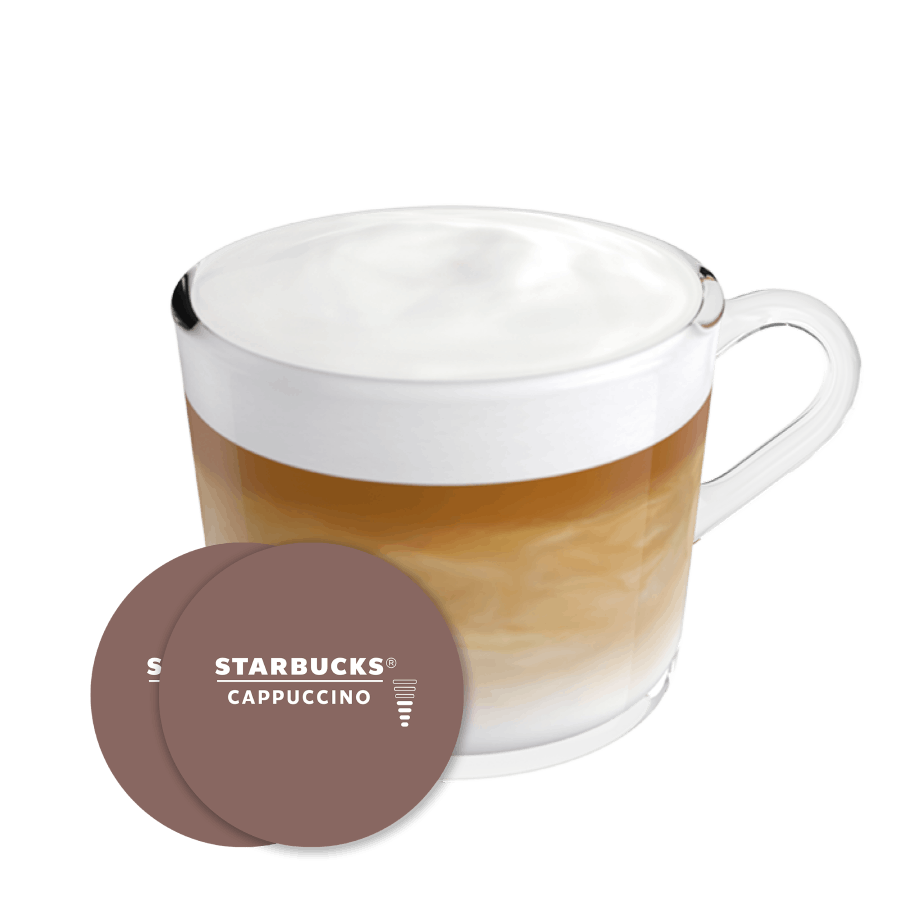 STARBUCKS® CAPPUCCINO NESCAFÉ® Dolce Gusto® kapsule a šálka