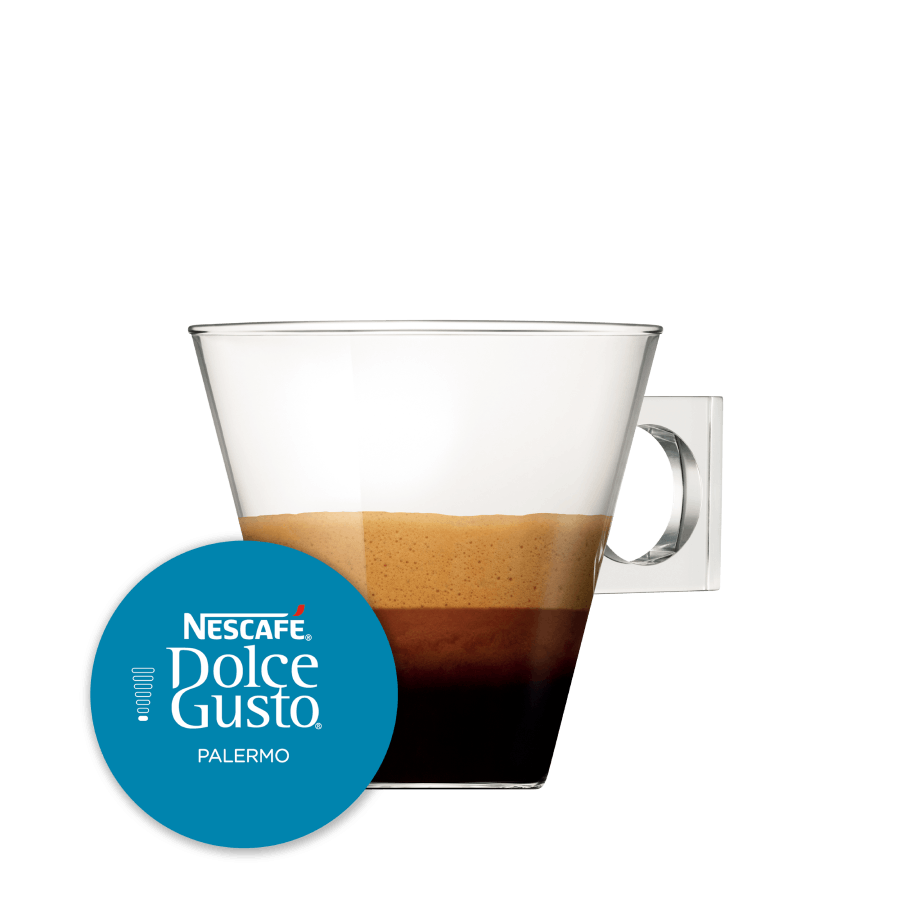 ESPRESSO PALERMO NESCAFÉ® Dolce Gusto® kapsule a šálka